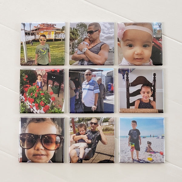 Button Photo Magnets!